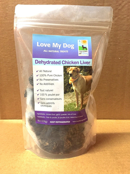 Raw diet for dogs - Dehydrated Chicken Liver With Garlic – 1lb