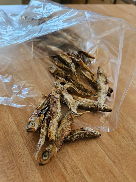 Dehydrated Mini Smelts For Cats and Small Dogs 100 gram