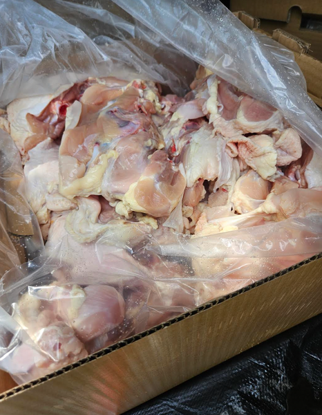 Whole Frozen Chicken Carcasses - Case