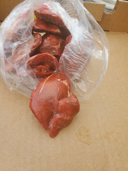 Chicken Liver: Raw chunks, flash frozen 1lb